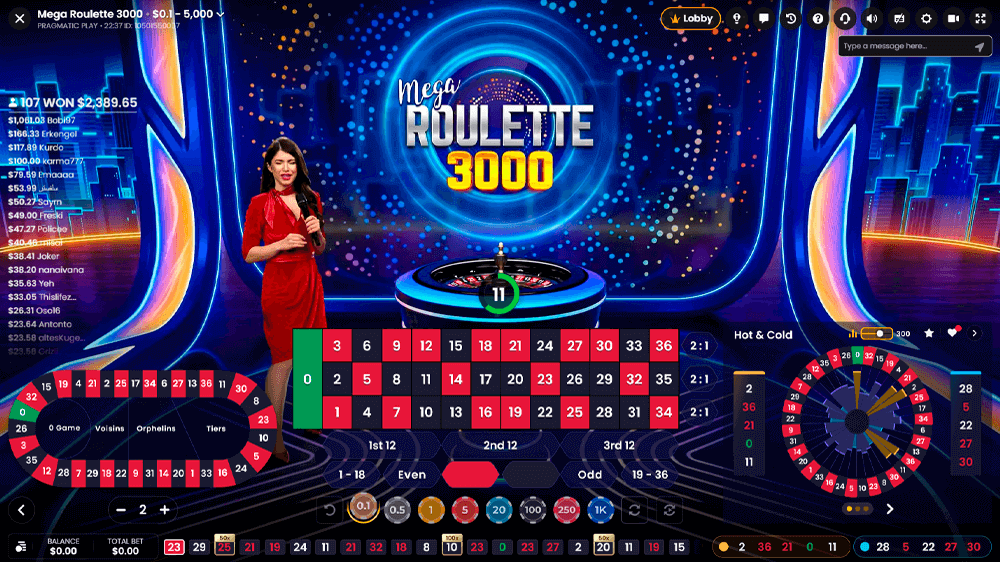 Mega Roulette 3000